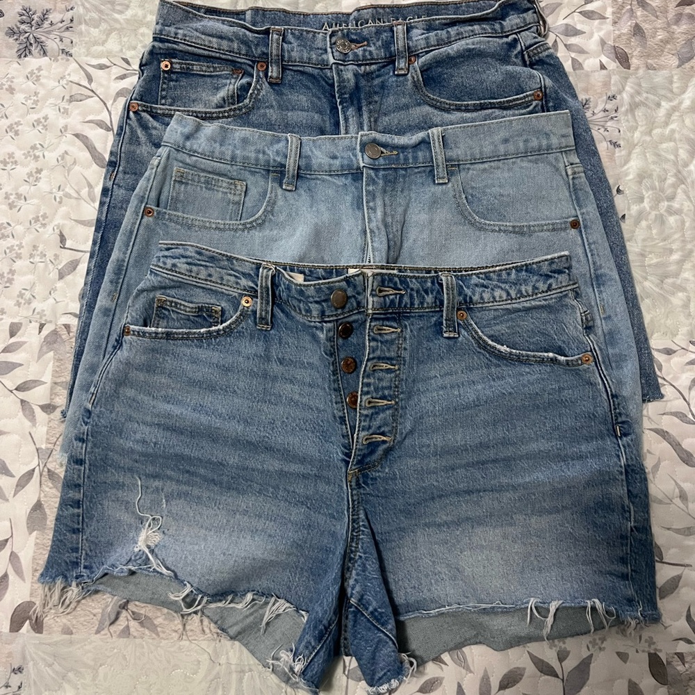Universal Thread Blue Jean Shorts Trio